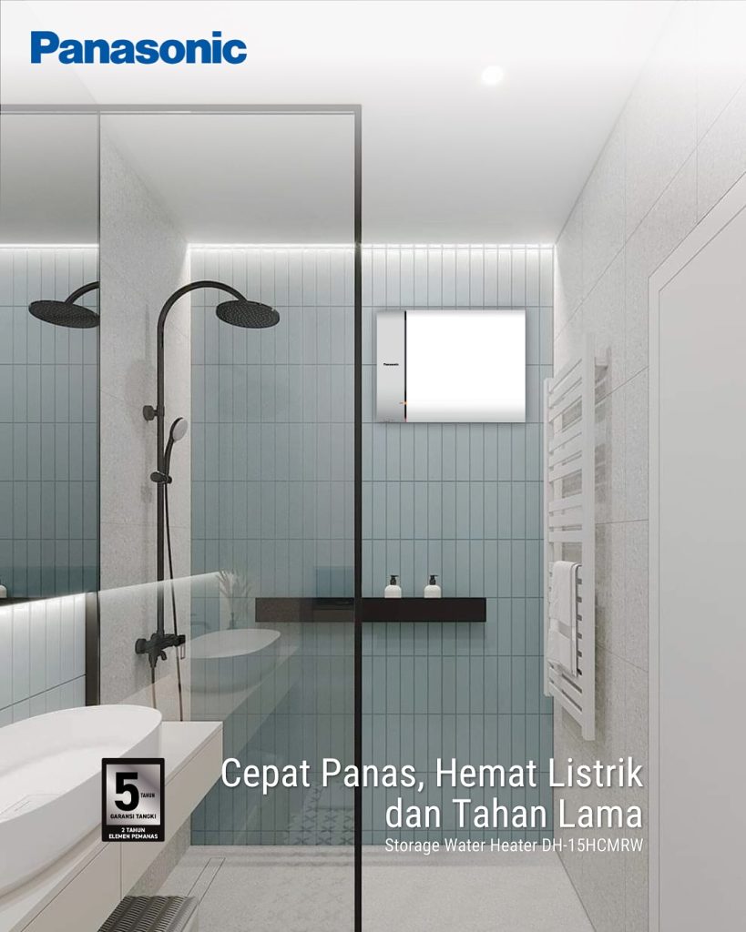 Panasonic Water Heater: Cepat Panas, Hemat Listrik, dan Tahan Lama
