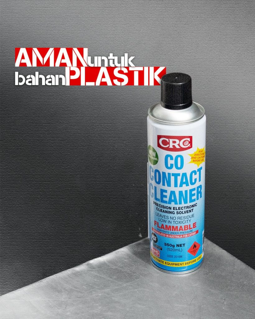 CRC CO Contact Cleanser: Pembersih Kontak Elektronik yang Aman untuk Plastik