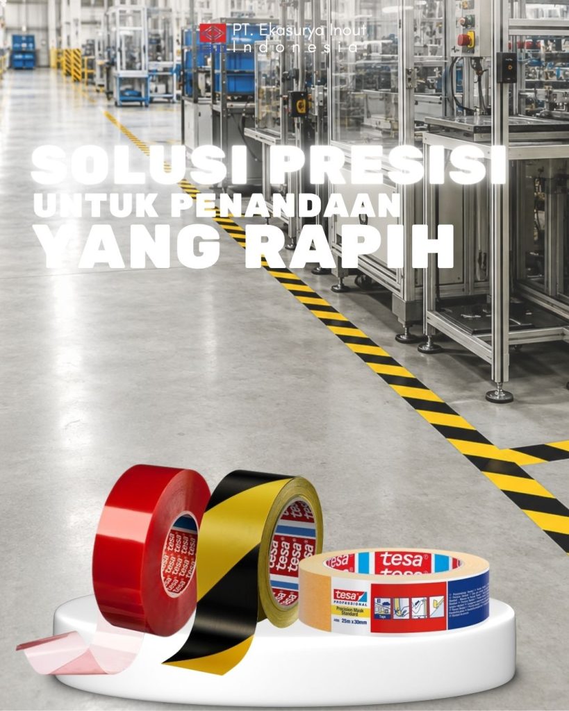 TESA 60760 Floor Marking Tape, Solusi Presisi untuk Penandaan yang Rapi