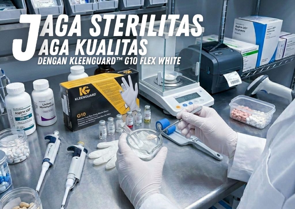 Jaga Sterilitas, Jaga Kualitas dengan KleenGuard™ G10 Flex White