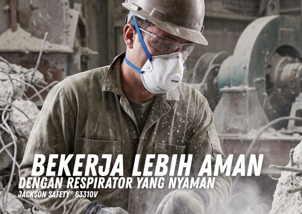 Bekerja Lebih Aman dengan Respirator yang Nyaman, Jackson Safety 63310V