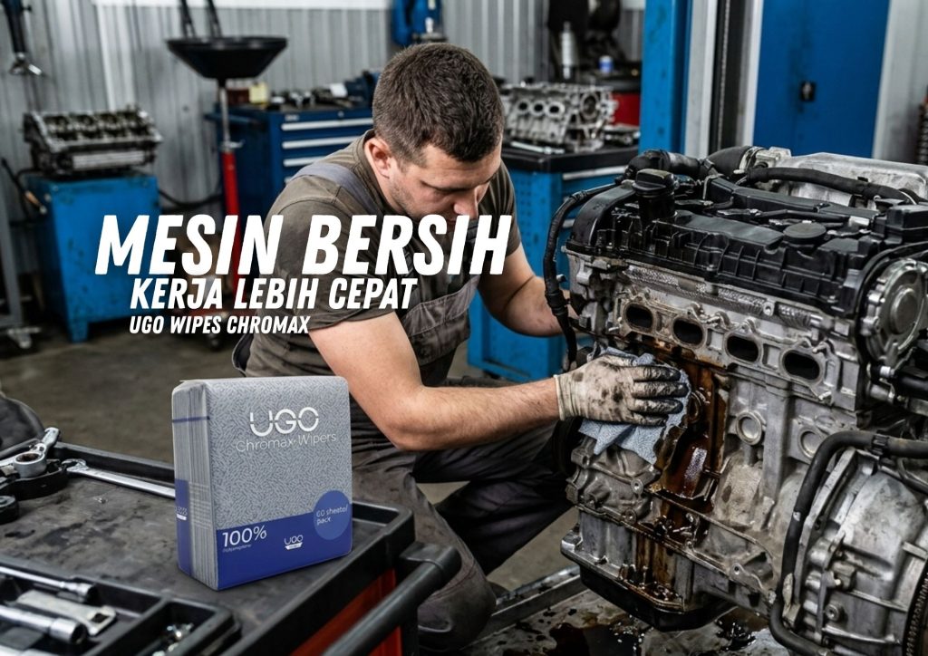 Membersihkan Mesin Lebih Bersih dan Kerja Lebih Cepat dengan UGO Chromax Wipers