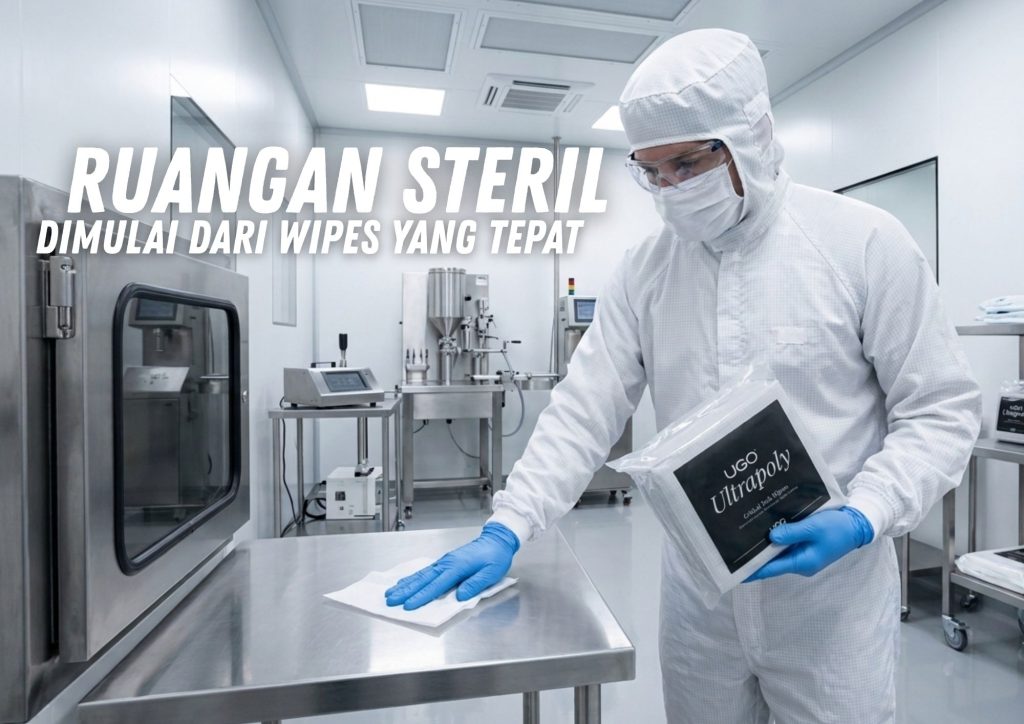 Ruangan Steril Dimulai dari Wipes yang Tepat, Kenali Keunggulan UGO Wipes UltraPoly untuk Cleanroom