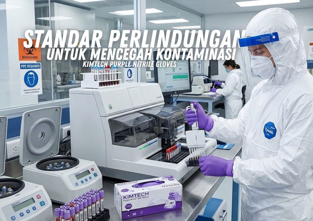 Kimtech™ Purple Nitrile Gloves, Standar Perlindungan untuk Mencegah Kontaminasi di Laboratorium dan Fasilitas Kesehatan