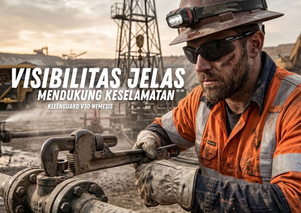 Visibilitas Jelas, Keselamatan Maksimal, KleenGuard™ V30 Nemesis Smoke untuk Area Kerja Pertambangan dan Migas