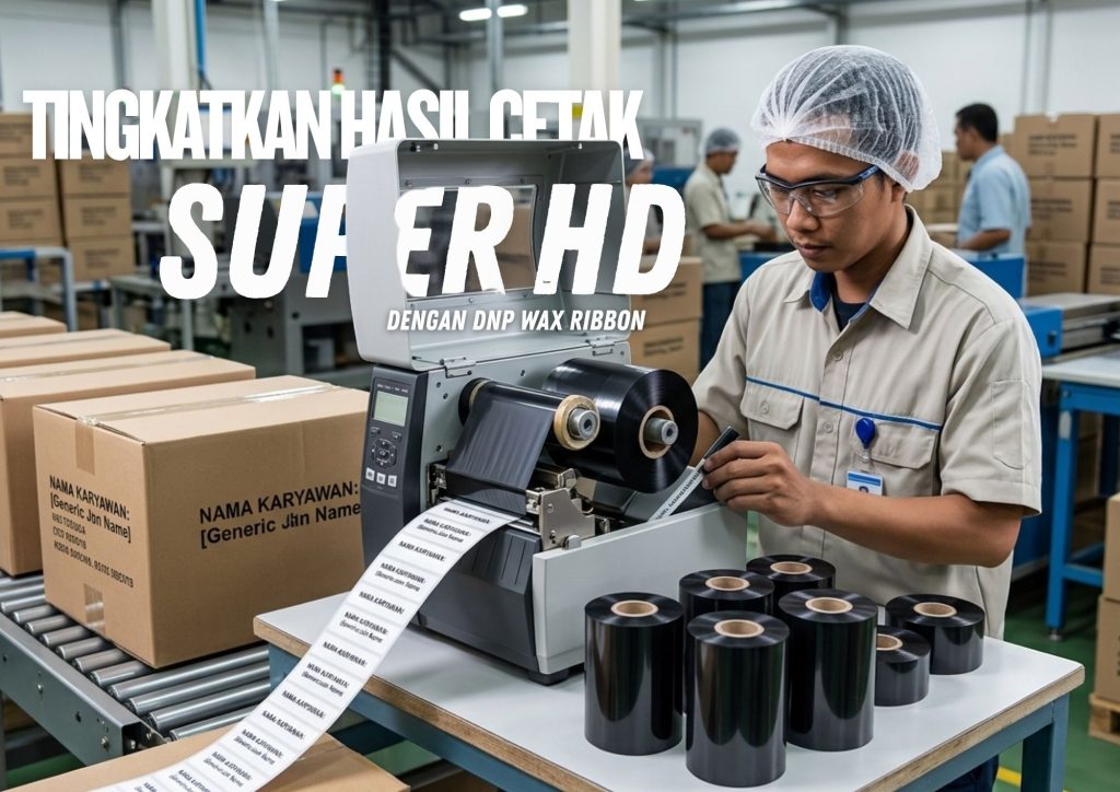 Tingkatkan Hasil Cetak Super HD dengan DNP Wax Ribbon