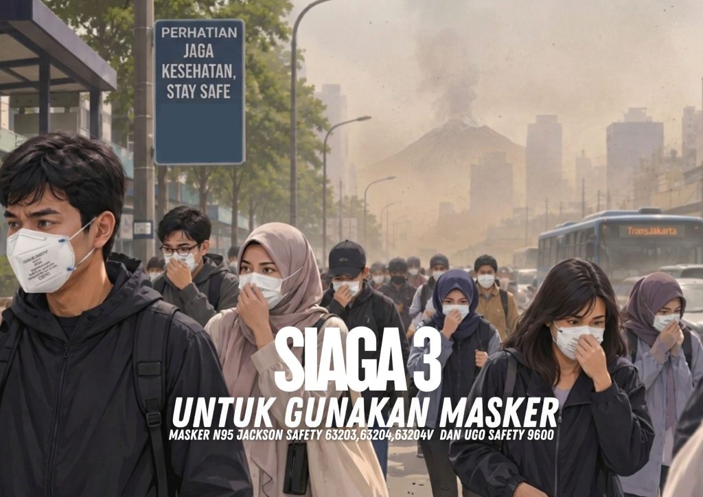 Darurat Abu Vulkanik – Lindungi Pernapasan dengan Masker N95 atau KN95