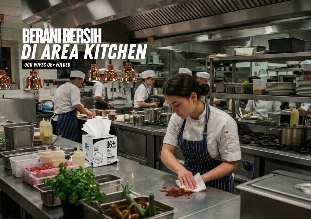 Berani Bersih di Area Kitchen dengan UGO Wipes U6+ Folded